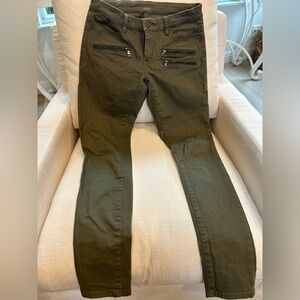 Olive green Blank NYC jeans size 4/27